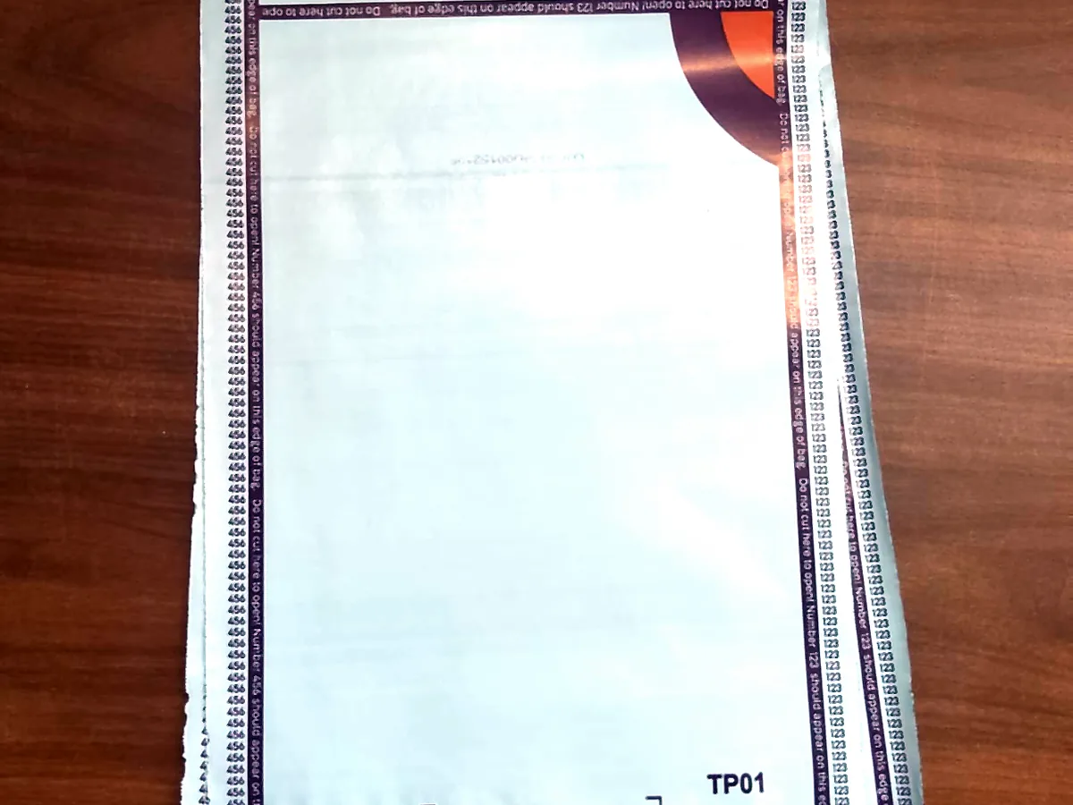 Actual marketplace courier and tamper-proof shipping bags