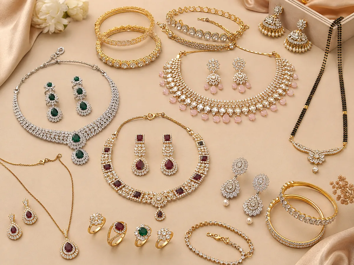 Representative wholesale artificial jewellery assortment